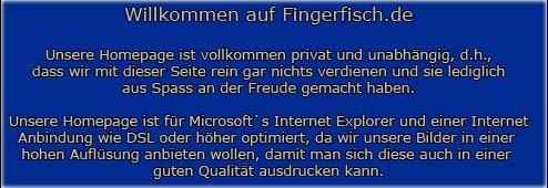 Enter FingerFisch.de